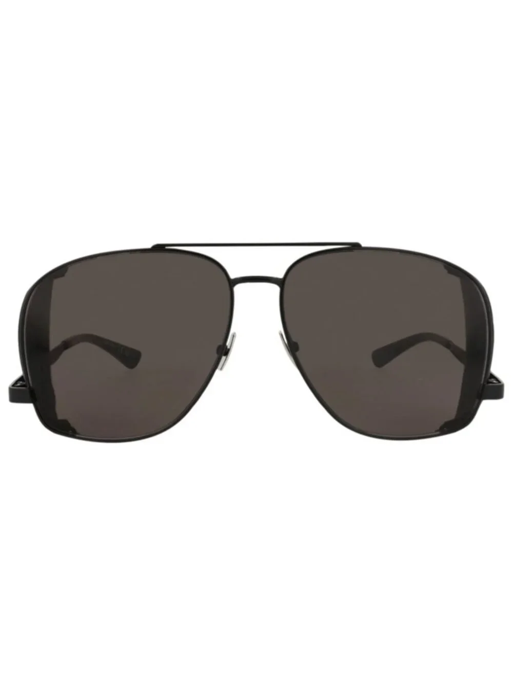 New Saint Laurent Women's Sunglasses Aviator Metal Frame Mens Black Black Black